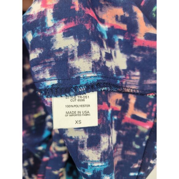 Three Eighty Two Revolve Aerin Split V Tank Prague Multicolor Sz XS - Picture 5 of 9